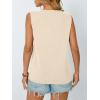 imageAUTOMET Womens Loose Fit Casual Flowy Tank Tops Trendy Sleeveless Summer Tops Clothing Outfits 2025Apricot