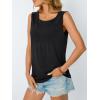 imageAUTOMET Womens Loose Fit Casual Flowy Tank Tops Trendy Sleeveless Summer Tops Clothing Outfits 2025Black
