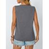 imageAUTOMET Womens Loose Fit Casual Flowy Tank Tops Trendy Sleeveless Summer Tops Clothing Outfits 2025Gray
