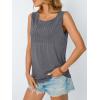 imageAUTOMET Womens Loose Fit Casual Flowy Tank Tops Trendy Sleeveless Summer Tops Clothing Outfits 2025Gray