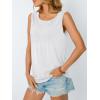 imageAUTOMET Womens Loose Fit Casual Flowy Tank Tops Trendy Sleeveless Summer Tops Clothing Outfits 2025White