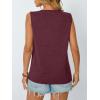 imageAUTOMET Womens Loose Fit Casual Flowy Tank Tops Trendy Sleeveless Summer Tops Clothing Outfits 2025Wine