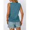 imageAUTOMET Womens Tank Tops 2025 Sleeveless Square Round Neck Ruched Spring Summer Tee Shirts Basic Outfits Trendy ClothesBluegreen