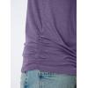 imageAUTOMET Womens Tank Tops 2025 Sleeveless Square Round Neck Ruched Spring Summer Tee Shirts Basic Outfits Trendy ClothesGreypurple