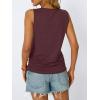 imageAUTOMET Womens Tank Tops 2025 Sleeveless Square Round Neck Ruched Spring Summer Tee Shirts Basic Outfits Trendy ClothesWinered
