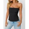 imageAUTOMET Going Out Tube Tops for Women 2025 Trendy Summer Off Shoulder Backless Cute Work Shirts Vacation Top Y2k OutfitsBlack