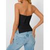 imageAUTOMET Going Out Tube Tops for Women 2025 Trendy Summer Off Shoulder Backless Cute Work Shirts Vacation Top Y2k OutfitsBlack