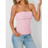 imageAUTOMET Going Out Tube Tops for Women 2025 Trendy Summer Off Shoulder Backless Cute Work Shirts Vacation Top Y2k OutfitsPink