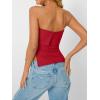 imageAUTOMET Going Out Tube Tops for Women 2025 Trendy Summer Off Shoulder Backless Cute Work Shirts Vacation Top Y2k OutfitsRed
