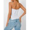 imageAUTOMET Going Out Tube Tops for Women 2025 Trendy Summer Off Shoulder Backless Cute Work Shirts Vacation Top Y2k OutfitsWhite