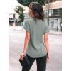 imageAUTOMET Women Shirts Summer Sweaters Regular Fit Short Sleeve Tunic Tops 2025 Dressy Casual Business BlousesLightgreen