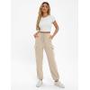 imageAUTOMET Womens Sweatpants Cargo Fleece Lined Baggy Athletic Jogger with Pockets 2025 Casual Trendy Pants Fall OutfitsApricot