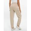 imageAUTOMET Womens Sweatpants Cargo Fleece Lined Baggy Athletic Jogger with Pockets 2025 Casual Trendy Pants Fall OutfitsApricot