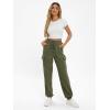 imageAUTOMET Womens Sweatpants Cargo Fleece Lined Baggy Athletic Jogger with Pockets 2025 Casual Trendy Pants Fall OutfitsArmy Green