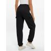 imageAUTOMET Womens Sweatpants Cargo Fleece Lined Baggy Athletic Jogger with Pockets 2025 Casual Trendy Pants Fall OutfitsBlack
