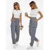 imageAUTOMET Womens Sweatpants Cargo Fleece Lined Baggy Athletic Jogger with Pockets 2025 Casual Trendy Pants Fall OutfitsDark Grey
