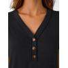 imageAUTOMET Short Sleeve V Neck T Shirts Womens Cap Sleeve Summer Casual Dressy TopsBlack