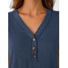 imageAUTOMET Short Sleeve V Neck T Shirts Womens Cap Sleeve Summer Casual Dressy TopsNavy