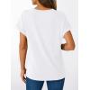 imageAUTOMET Short Sleeve V Neck T Shirts Womens Cap Sleeve Summer Casual Dressy TopsWhite