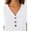 imageAUTOMET Short Sleeve V Neck T Shirts Womens Cap Sleeve Summer Casual Dressy TopsWhite