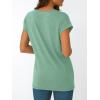 imageAUTOMET Womens Cap Short Sleeve T Shirts Summer Tops 2025 V Neck Dressy Casual Fashion Clothes Vacation OutfitsGreen