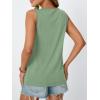 imageAUTOMET Womens Tank Tops 2025 Summer Dressy Casual Blouses Sleeveless Flowy Crewneck Outfits Basic Trendy ClothesGreen