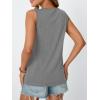 imageAUTOMET Womens Tank Tops 2025 Summer Dressy Casual Blouses Sleeveless Flowy Crewneck Outfits Basic Trendy ClothesGrey
