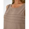 imageAUTOMET Womens Tank Tops 2025 Summer Dressy Casual Blouses Sleeveless Flowy Crewneck Outfits Basic Trendy ClothesKhaki