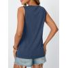 imageAUTOMET Womens Tank Tops 2025 Summer Dressy Casual Blouses Sleeveless Flowy Crewneck Outfits Basic Trendy ClothesNavy