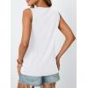 imageAUTOMET Womens Tank Tops 2025 Summer Dressy Casual Blouses Sleeveless Flowy Crewneck Outfits Basic Trendy ClothesWhite