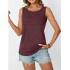 imageAUTOMET Womens Tank Tops 2025 Summer Dressy Casual Blouses Sleeveless Flowy Crewneck Outfits Basic Trendy ClothesWinered