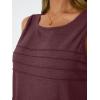 imageAUTOMET Womens Tank Tops 2025 Summer Dressy Casual Blouses Sleeveless Flowy Crewneck Outfits Basic Trendy ClothesWinered