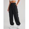 imageAUTOMET Womens Cargo Sweatpants Oversized Fleece Joggers Fall Fashion Outfits Y2k Clothes 2025 with PocketsBlack