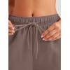 imageAUTOMET Womens Casual Baggy Fleece SweatpantsCoffeegrey