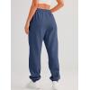 imageAUTOMET Womens Casual Baggy Fleece SweatpantsNavyblue
