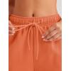 imageAUTOMET Womens Casual Baggy Fleece SweatpantsOrange