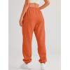 imageAUTOMET Womens Casual Baggy Fleece SweatpantsOrange