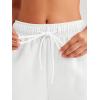 imageAUTOMET Womens Casual Baggy Fleece SweatpantsWhite