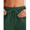 imageAUTOMET Womens Casual Baggy Fleece SweatpantsXmasgreen