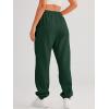 imageAUTOMET Womens Casual Baggy Fleece SweatpantsXmasgreen
