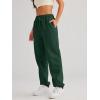 imageAUTOMET Womens Casual Baggy Fleece SweatpantsXmasgreen