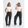 imageAUTOMET Womens Sweatpants Wide Leg Cargo Pants Fall Fashion Outfits Sweats Baggy Winter Clothes Parachute JoggersBlack