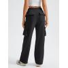 imageAUTOMET Womens Sweatpants Wide Leg Cargo Pants Fall Fashion Outfits Sweats Baggy Winter Clothes Parachute JoggersBlack