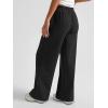 imageAUTOMET Womens Wide Leg Sweatpants High Waisted Baggy Pants Drawstring Athletic JoggersBlack