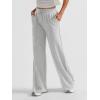 imageAUTOMET Womens Wide Leg Sweatpants High Waisted Baggy Pants Drawstring Athletic JoggersGray