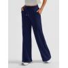 imageAUTOMET Womens Wide Leg Sweatpants High Waisted Baggy Pants Drawstring Athletic JoggersNavy Blue