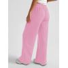 imageAUTOMET Womens Wide Leg Sweatpants High Waisted Baggy Pants Drawstring Athletic JoggersPink