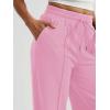 imageAUTOMET Womens Wide Leg Sweatpants High Waisted Baggy Pants Drawstring Athletic JoggersPink