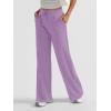 imageAUTOMET Womens Wide Leg Sweatpants High Waisted Baggy Pants Drawstring Athletic JoggersPurple