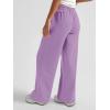 imageAUTOMET Womens Wide Leg Sweatpants High Waisted Baggy Pants Drawstring Athletic JoggersPurple